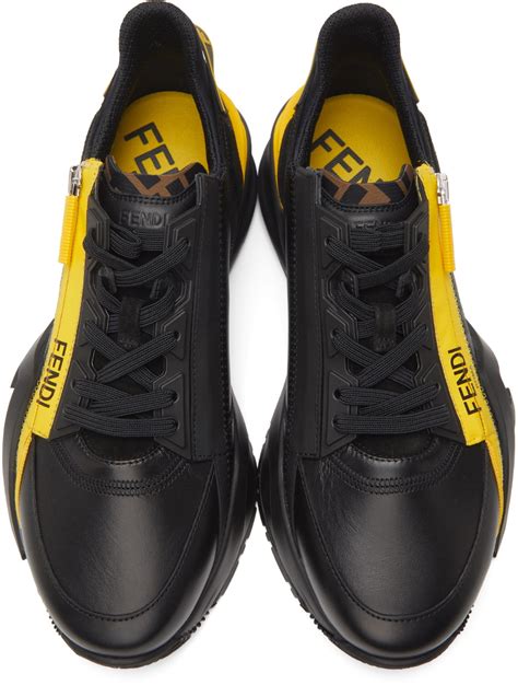 fendi black and yellow